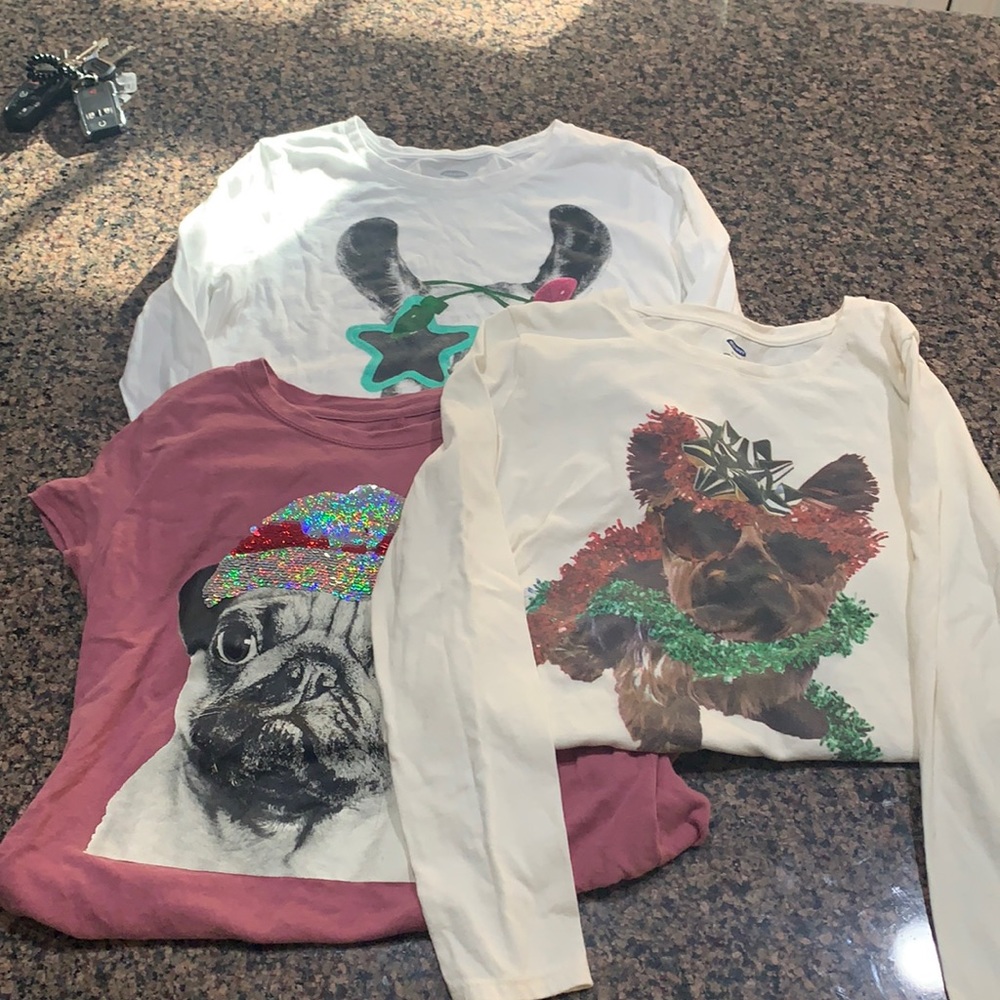 Old navy holiday shirt bundle